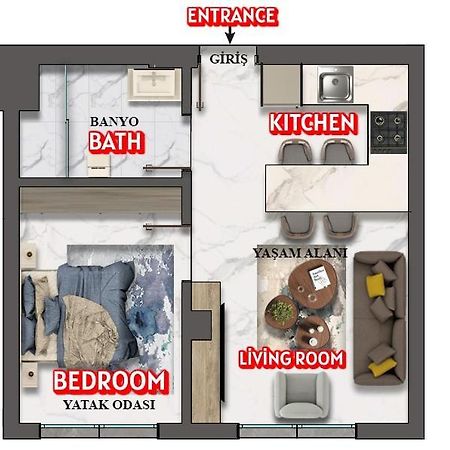 Goelhisar Mavi Konak Apart Otel Εξωτερικό φωτογραφία